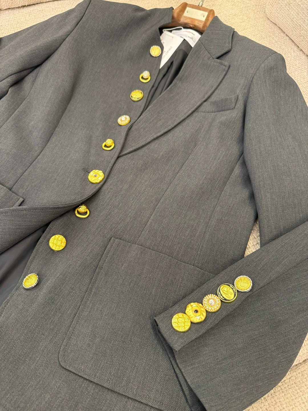 пиджак и жакет,жакет,пиджак,пиджак для женщин,женский пиджак с золотыми пуговицами черный винтажный