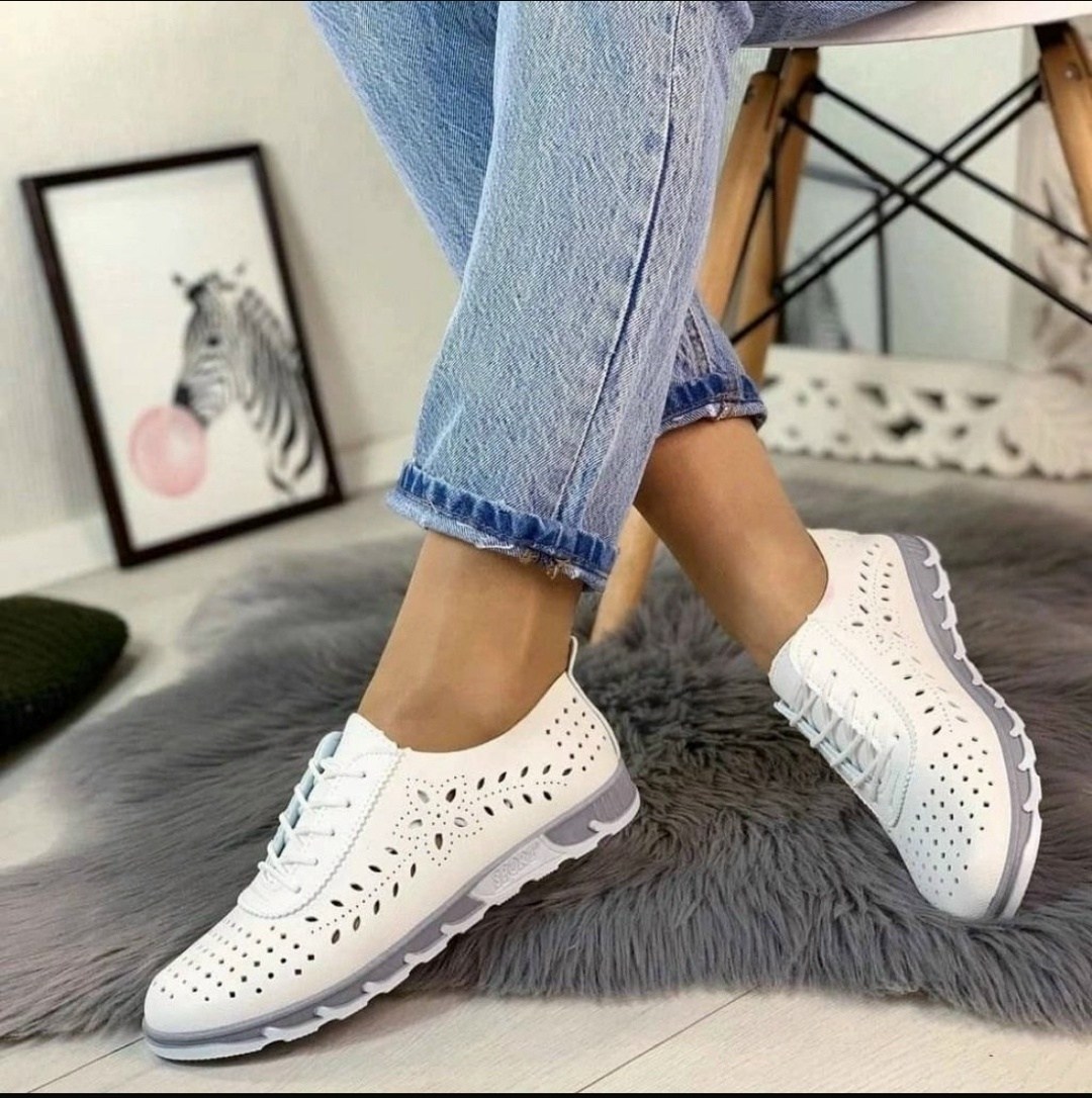 ,кроссовки женскиe,кеды с перфорацией,туфли с перфорацией,кроссовки женские белые