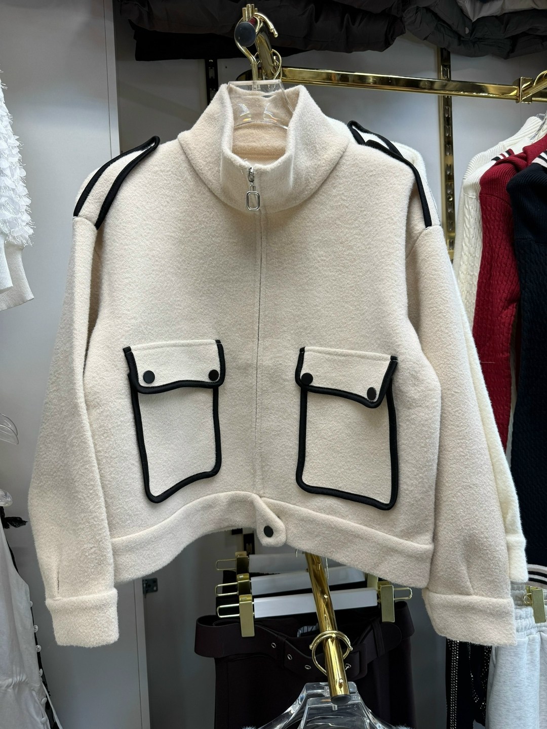 женская куртка из искусственной овечьей шерсти на молнии с длинным рукавом,куртка из альпаки,куртка из альпаки женская,кардиган с карманами,кофта модная