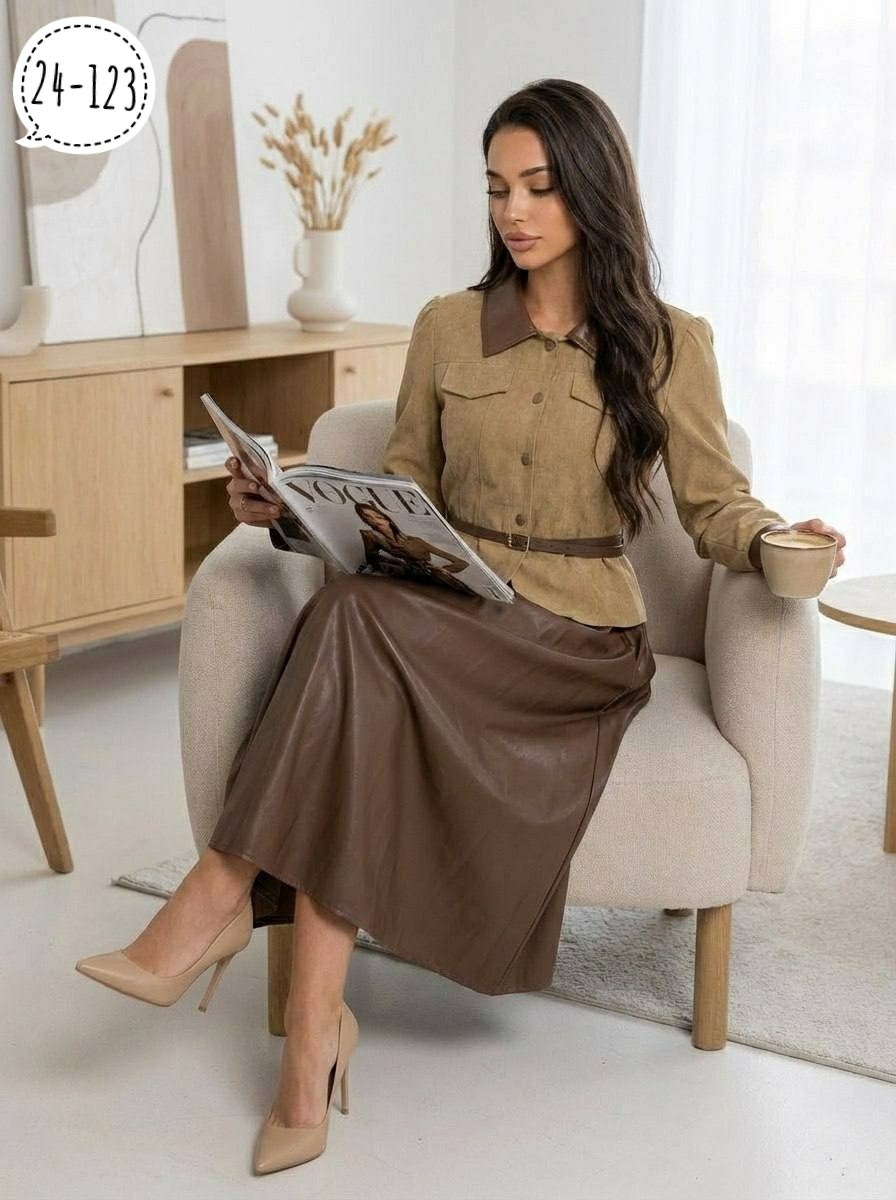 костюм женский с юбкой,костюм с платьем,костюм с юбкой,костюм женский,женская юбка миди miu miu бежевого цвета