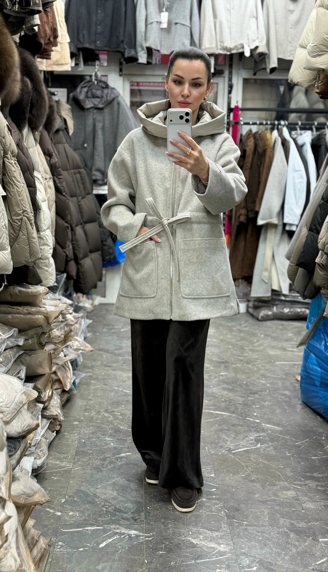 пальто fantazia mod 5265,женское пальто с капюшоном,женское пальто fantazia mod 5265,пальто фантазия мод 5265,пальто