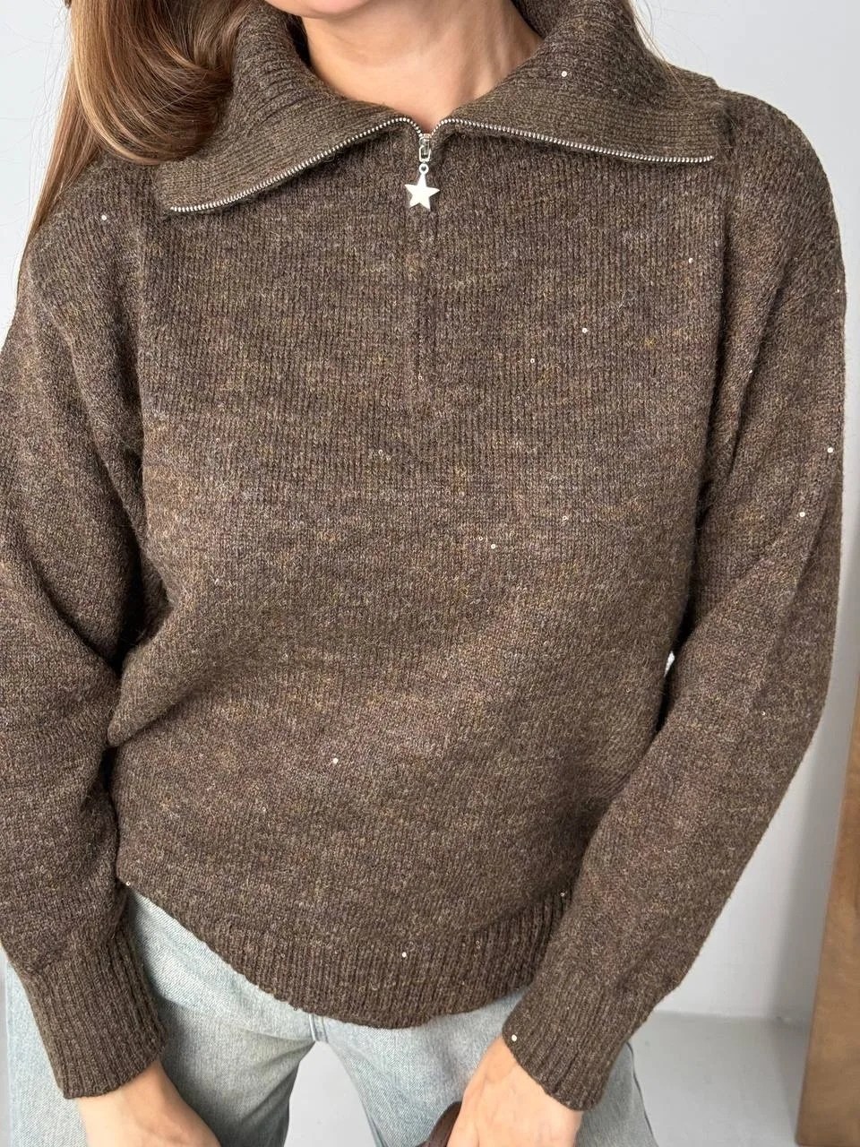 кофта с горлом,свитер с горлом,стильный свитер,женская кофта,свитер