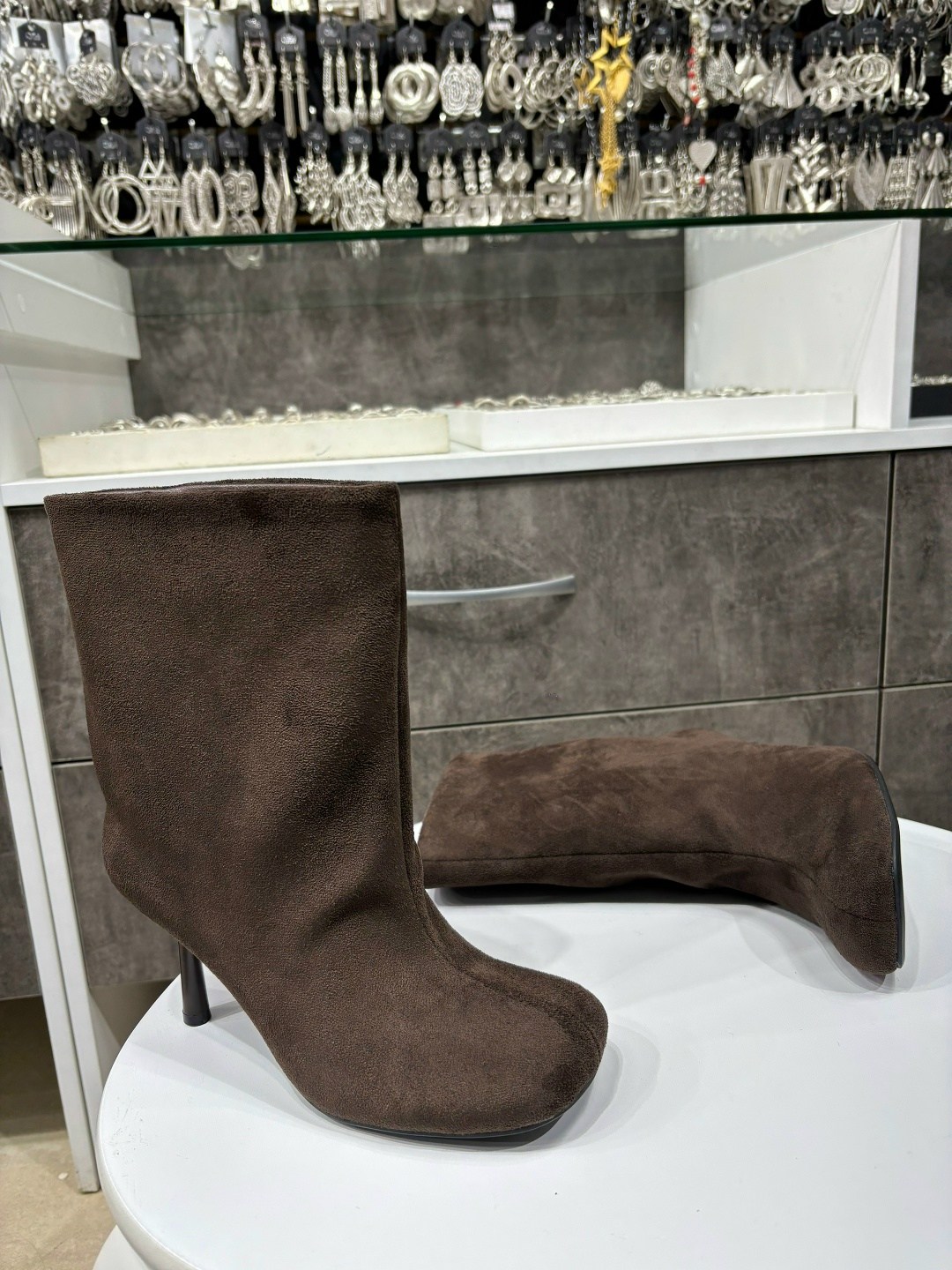 ботильоны замшевые,ботильоны демисезонные на каблуке шпильке londri 306973163,женские ботильоны,,ботильоны демисезонные на каблуке шпильке londri