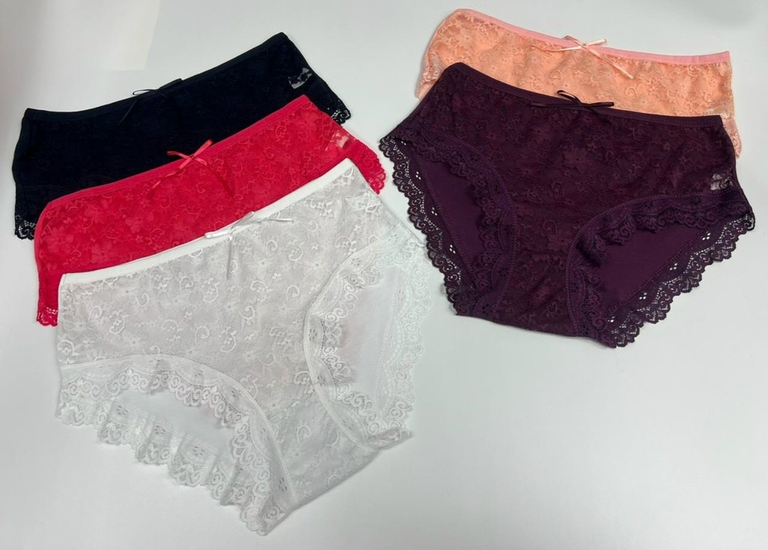 трусы женские набор хлопок 5шт нижнее белье кружева слипы,женские трусы,трусы кружевная,трусы женские кружевное,трусики женские кружевные
