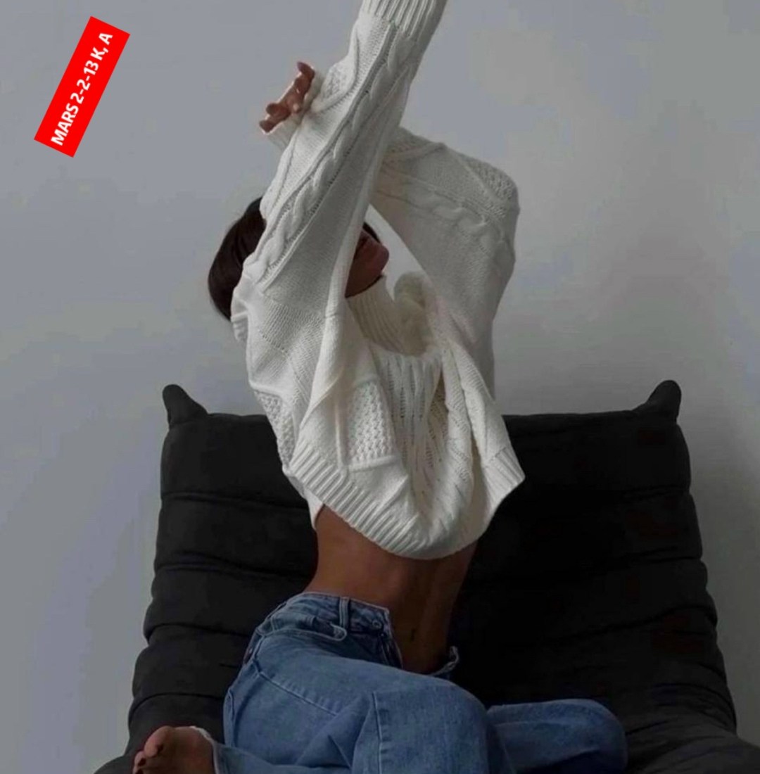 свитер оверсайз удлиненный,женский удлиненный вязаный свитер с горлом в стиле оверсайз vlasova 122787004,свитер с горлом теплый вязаный оверсайз vlasova цвет белый,оверсайз свитер,свитер