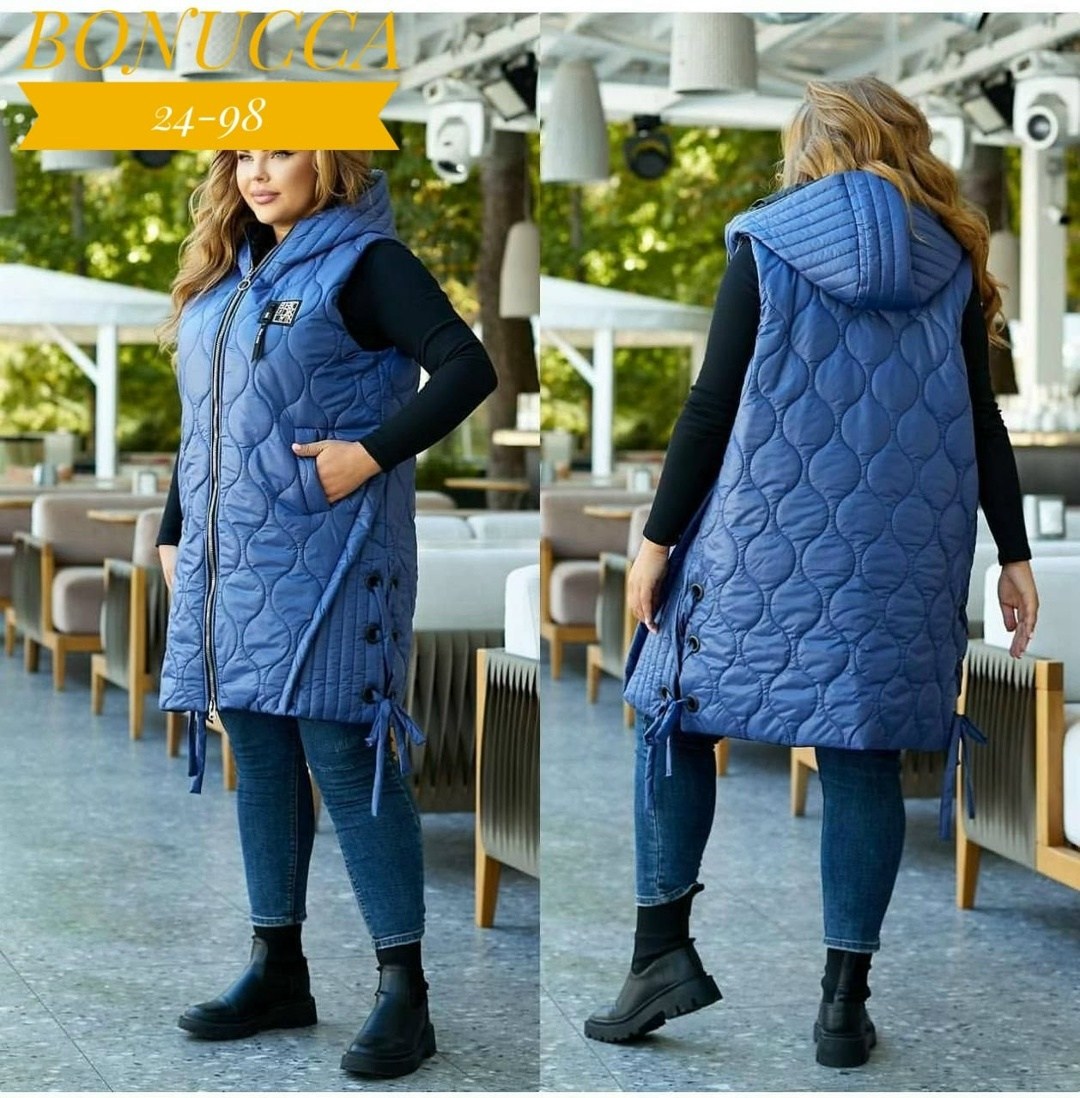 жилет на синтепоне,жилетка женская больших размеров,жилетка женская батал,женская жилетка,жилетка удлиненная женская