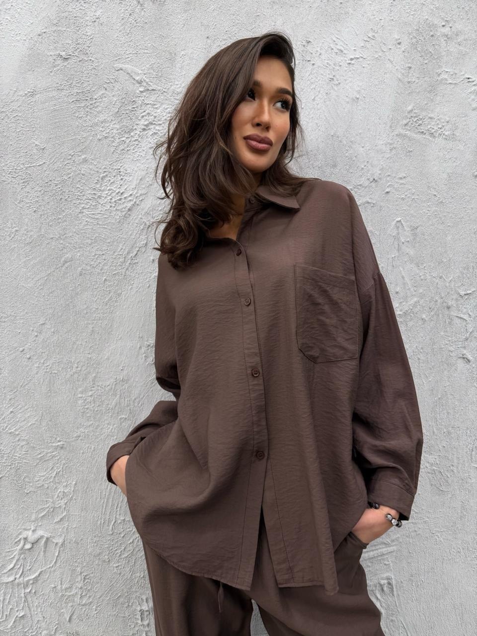 брючный костюм,костюм брючный льняной,костюм-двойка из мягкого хлопка: рубашка + брюки, голубой,костюм с брюками,модные брючные костюмы