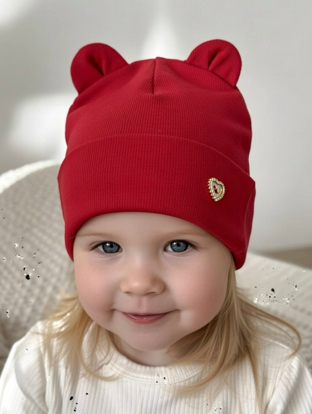 шапочка для новорожденного,детская шапка из кашкорсе с ушками,шапочка для малыша,шапка для малыша,шапка для новорожденного