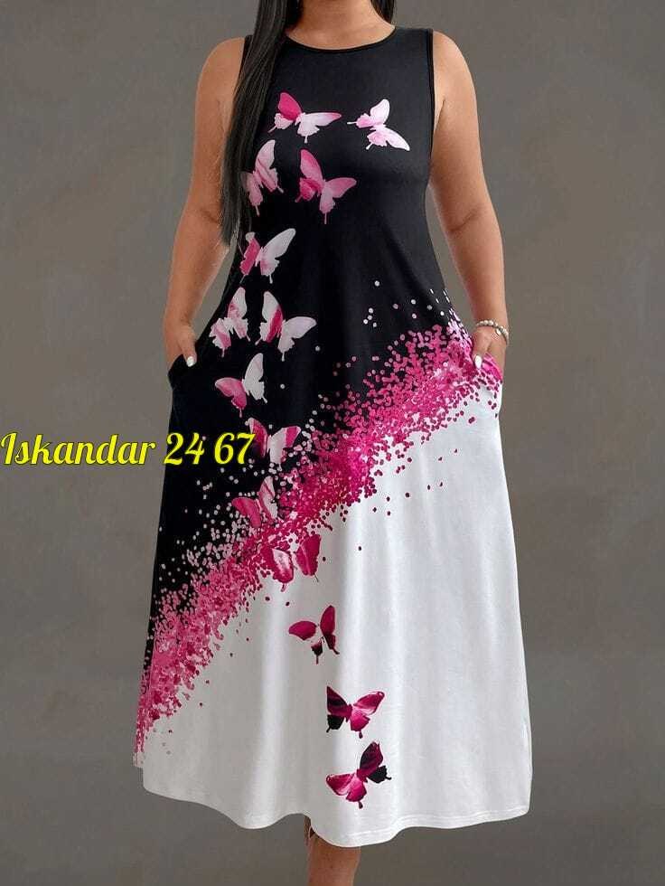 платье больших размеров с принтом,платье женские,женское летнее платье,летнее платье больших размеров,женские длинные платья