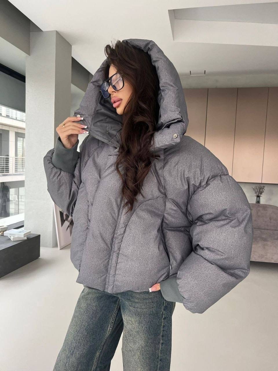 стильные куртки,объемный пуховик,пуховик короткий,куртка оверсайз,куртка женская с капюшоном