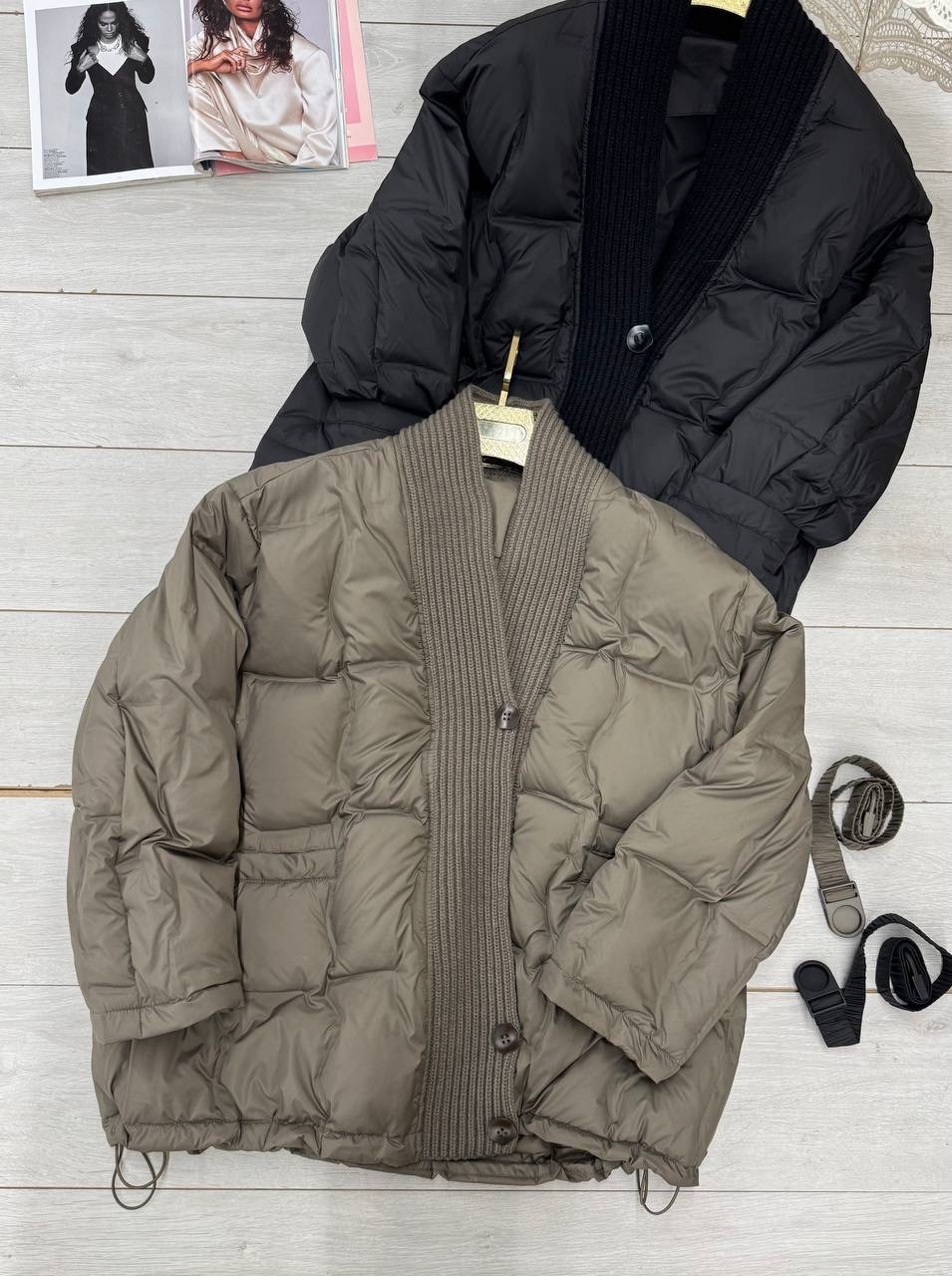 пуховик повседневный,куртка женская,двухсторонняя куртка,стеганая куртка,куртка