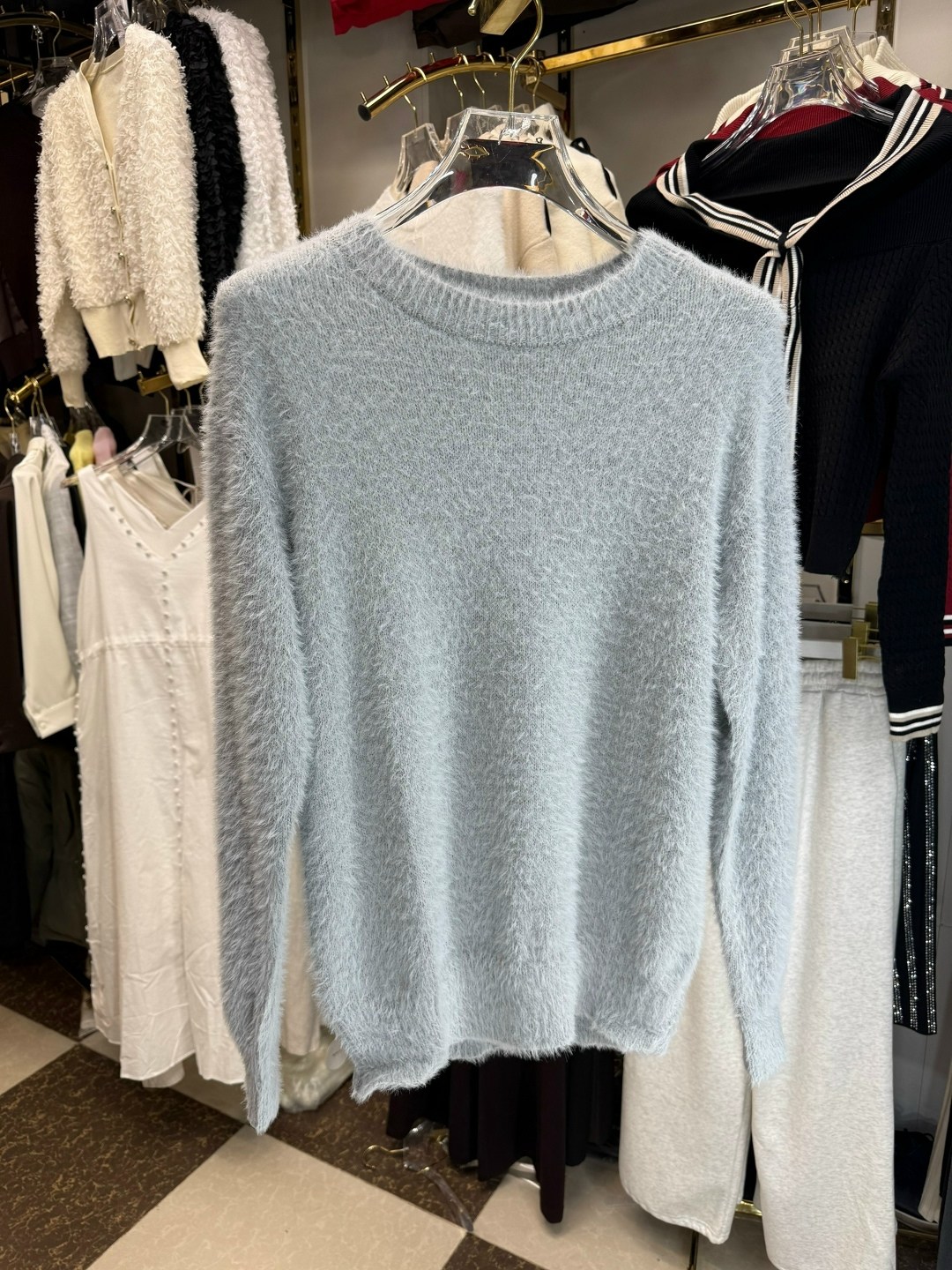 пушистый кашемировый свитер,пушистый свитер,пушистый джемпер,женский свитер,свитер