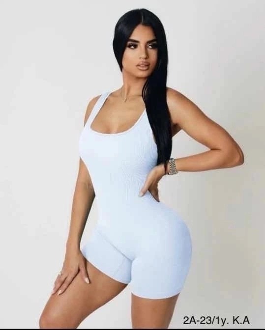 пикантные облегающие комбинезоны,сексуальный комбинезон,короткий спортивный комбинезон fqwl с открытой спиной, глубоким вырезом и воротником-халтером,обтягивающий комбинезон,женский трикотажный комбин