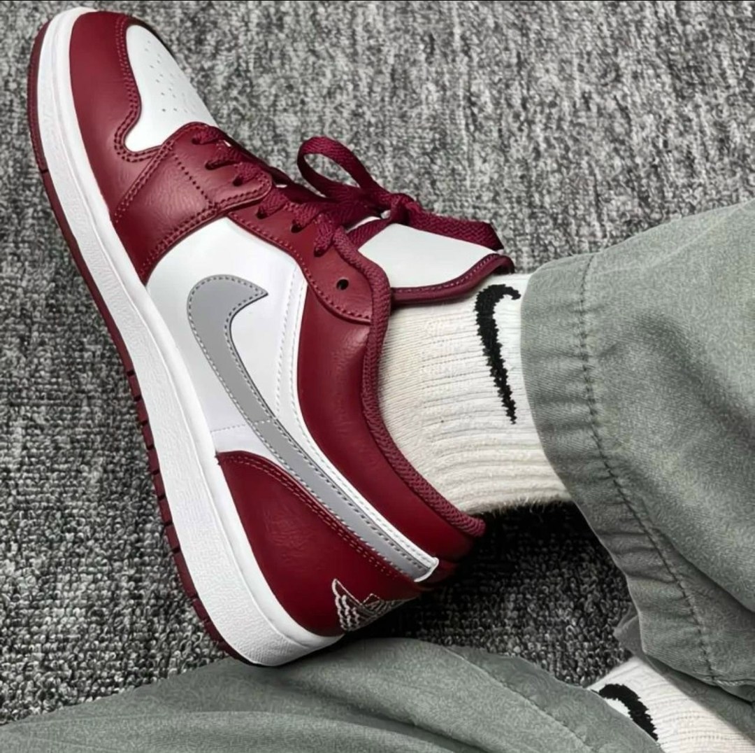 nike air jordan 1 low,кроссовки air jordan 1 low cherrywood red белый,air jordan 1 low,air jordan 1 low 'cherrywood red',кроссовки