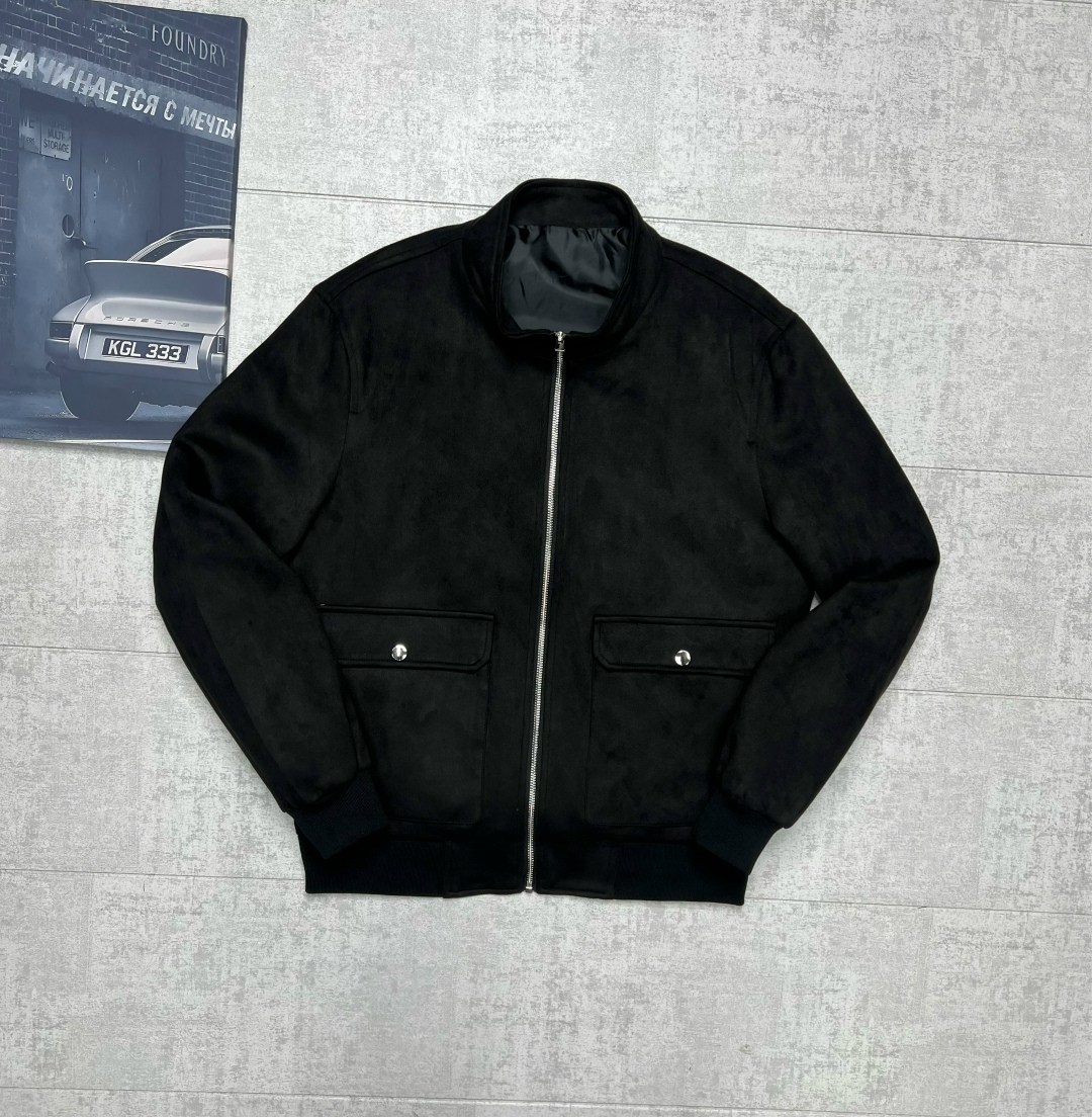 куртка замшевая мужская,замшевая куртка,куртка-бомбер ma1 bomber suede bolongaro trevor черный,мужская кожаная куртка,куртка из натуральной замши