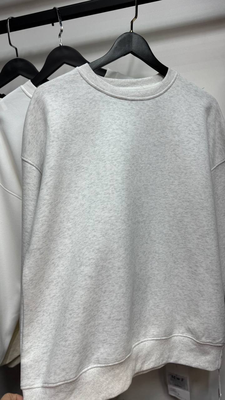 свитшот женская,свитшот базовый оверсайз,свитшот женский с длинным рукавом,толстовка оверсайз,бежевый свитшот