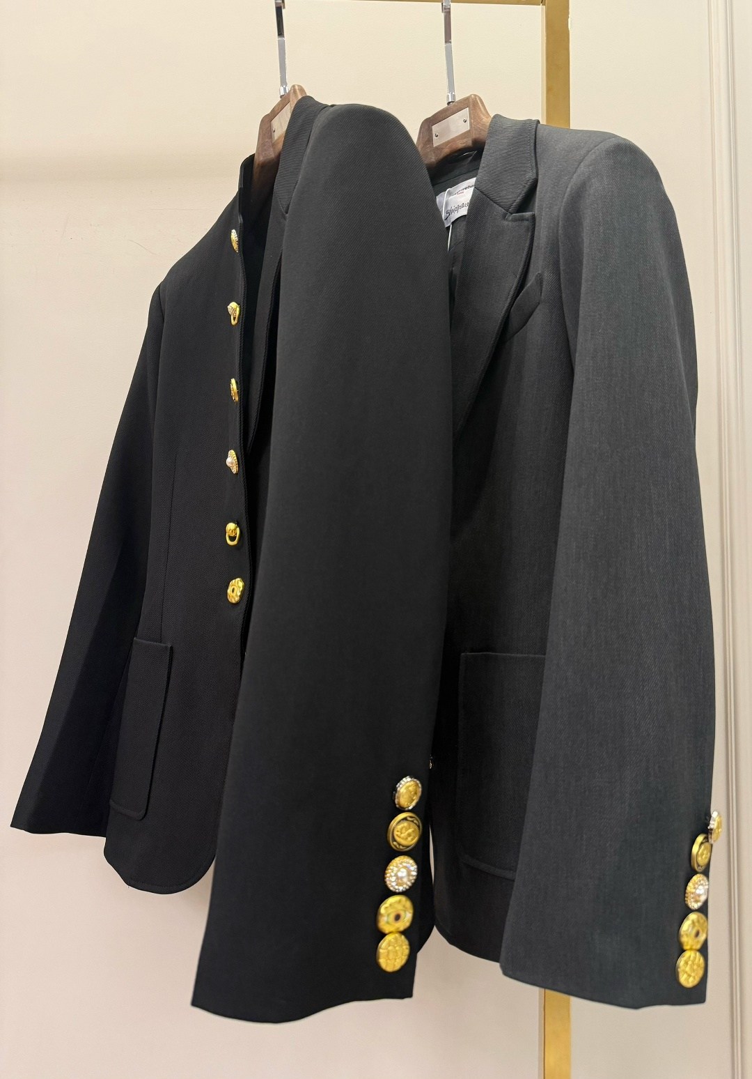 пиджак и жакет,жакет,пиджак,пиджак для женщин,женский пиджак с золотыми пуговицами черный винтажный