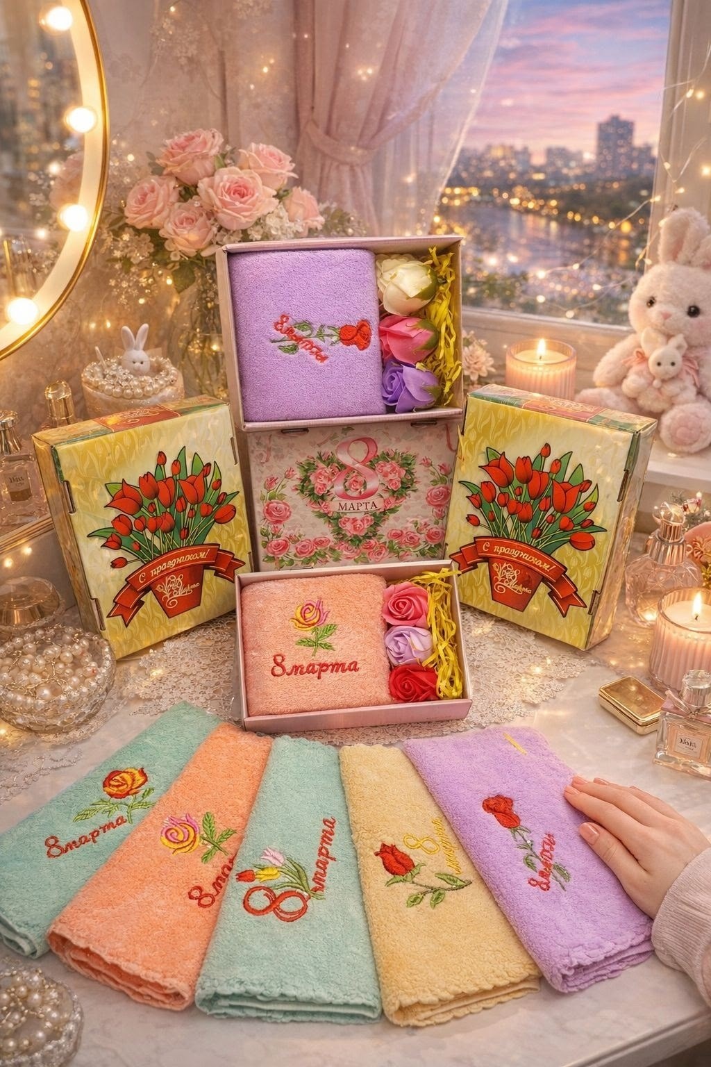 подарок на 8 марта подарочный набор для женщин,подарочные наборы на 8 марта,набор полотенец подарочный для женщин,подарочные наборы для женщин на 8 марта,подарочные наборы полотенец
