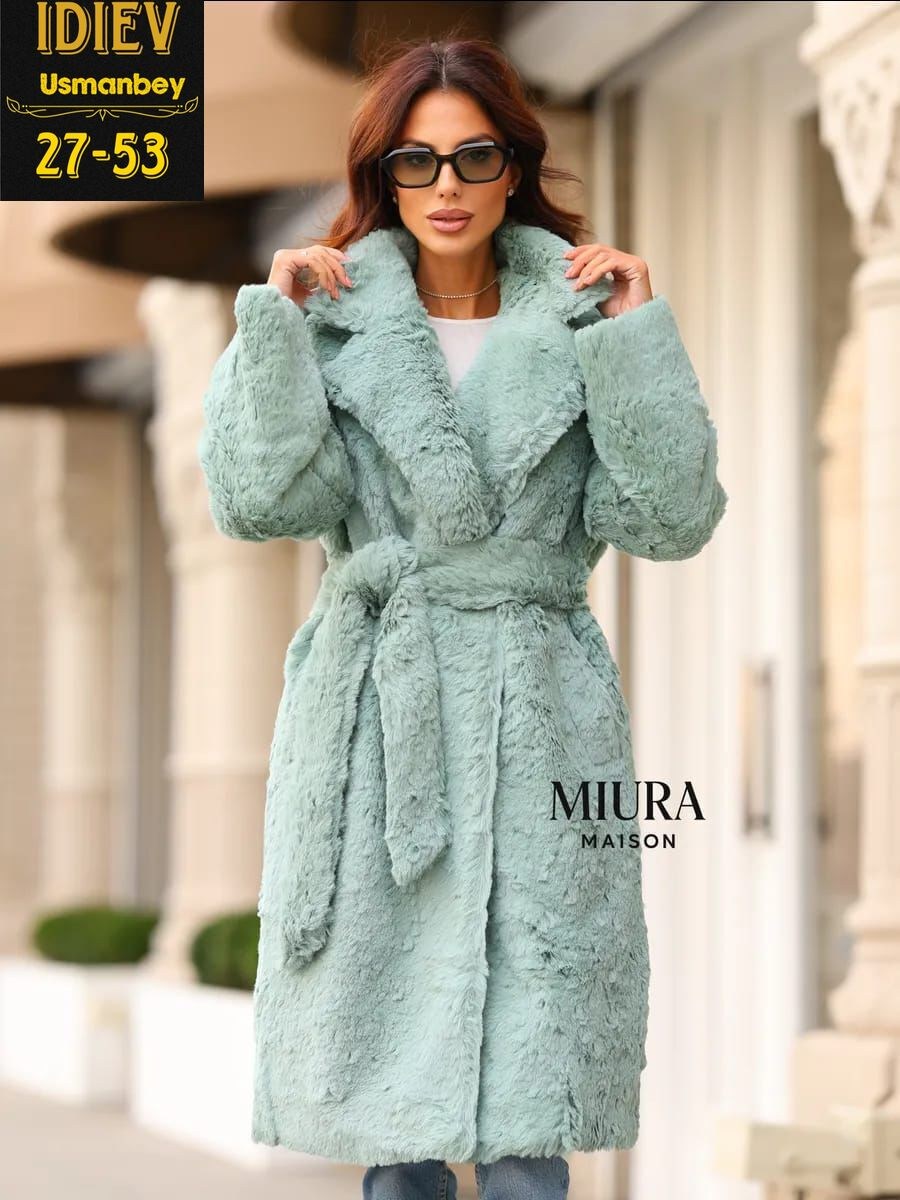 длинная голубая шуба,модная шуба,шуба женская,шуба искусственная женская,шуба из эко меха