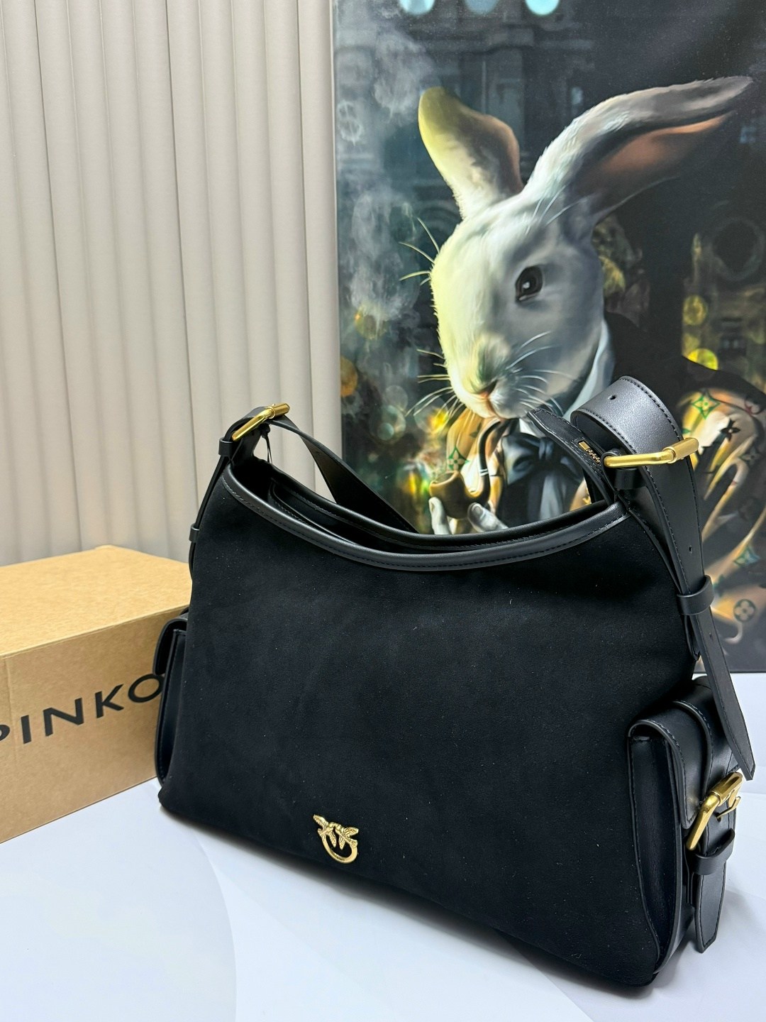 сумка замшевая,pinko сумка,сумка,сумка замшевая pinko черная,сумка женская pinko пинко из замши люкс