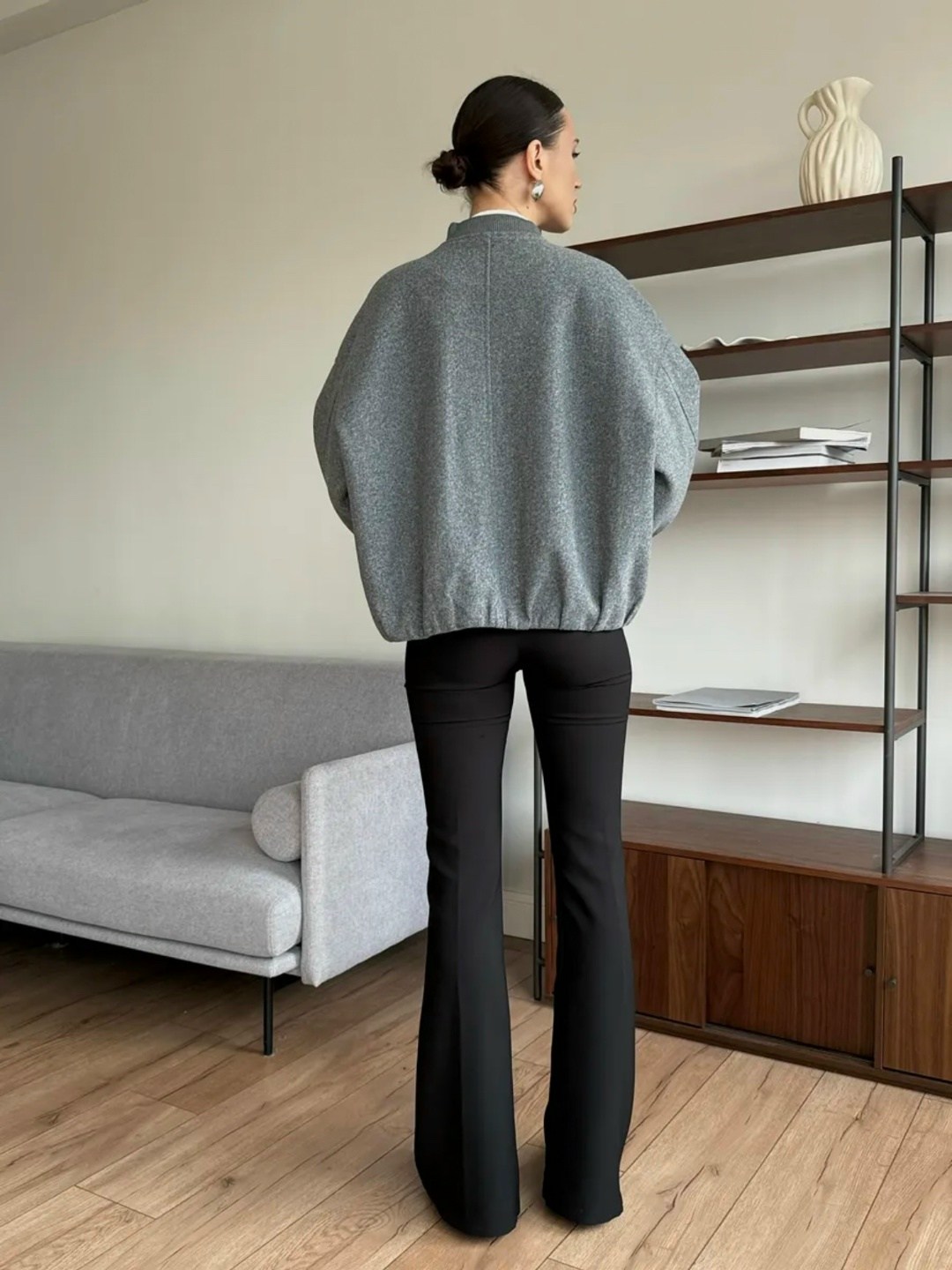 куртка бомбер оверсайз осенняя утепленная fashionboom,куртка бомбер оверсайз,бомбер оверсайз осенний,куртка-бомбер оверсайз из пальтовой ткани zarina,куртка-бомбер оверсайз из пальтовой ткани