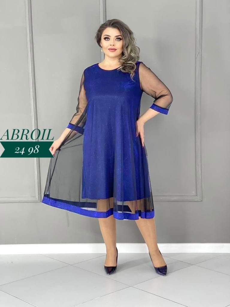 платье больших размеров,платье большие размеры,нарядное платье,платье женское,платье синее