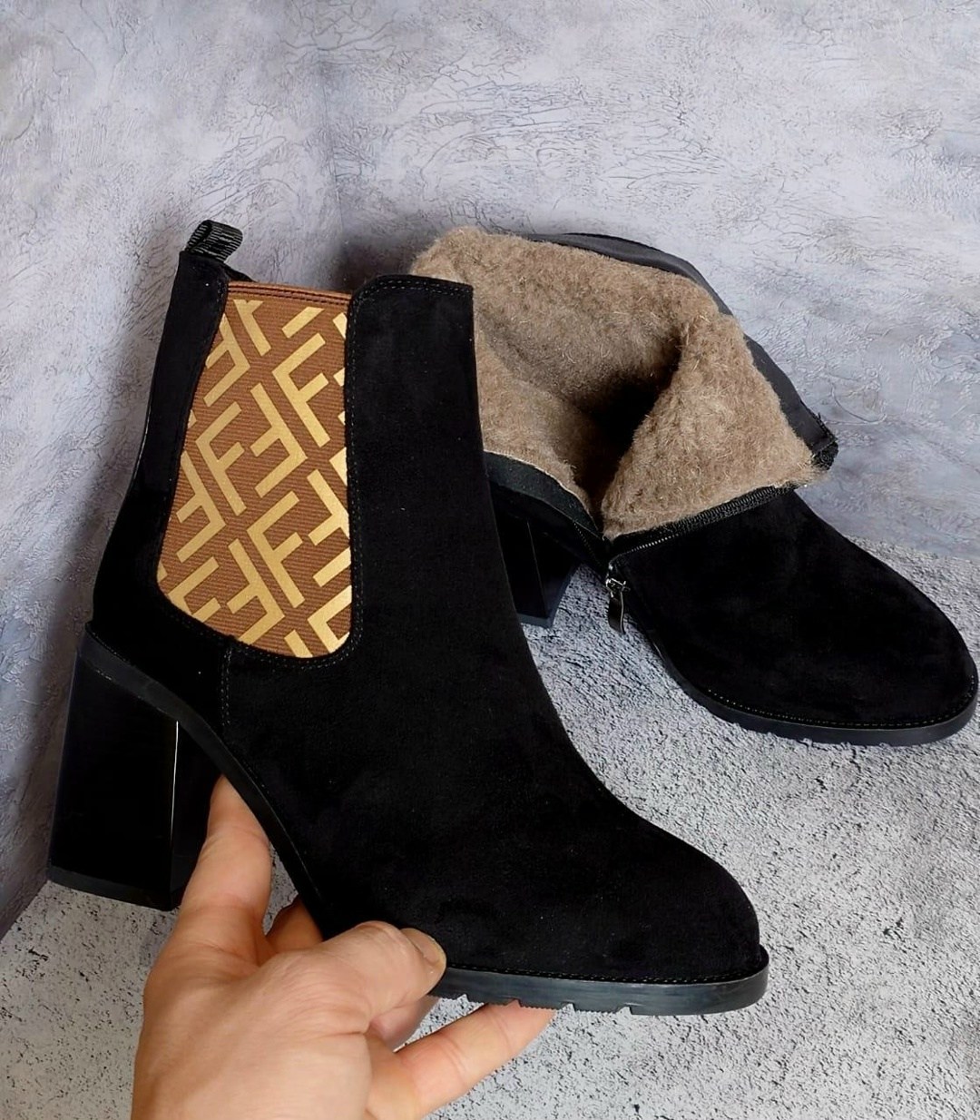 ,ботинки фенди женские,ботинки фенди,ботинки fendi,ботильоны женские