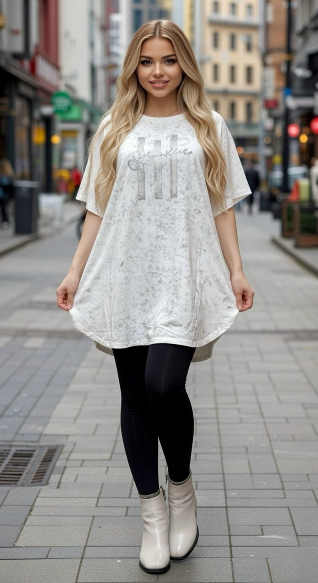 оверсайз футболка варенка со стразами emi style,футболка варенка cо стразами leila lo,футболки женская,туника женская,футболка варенка со стразами