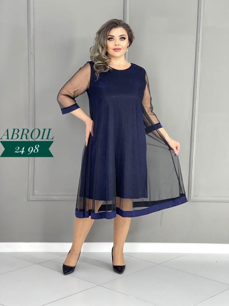 платье больших размеров,платье большие размеры,нарядное платье,платье женское,платье синее