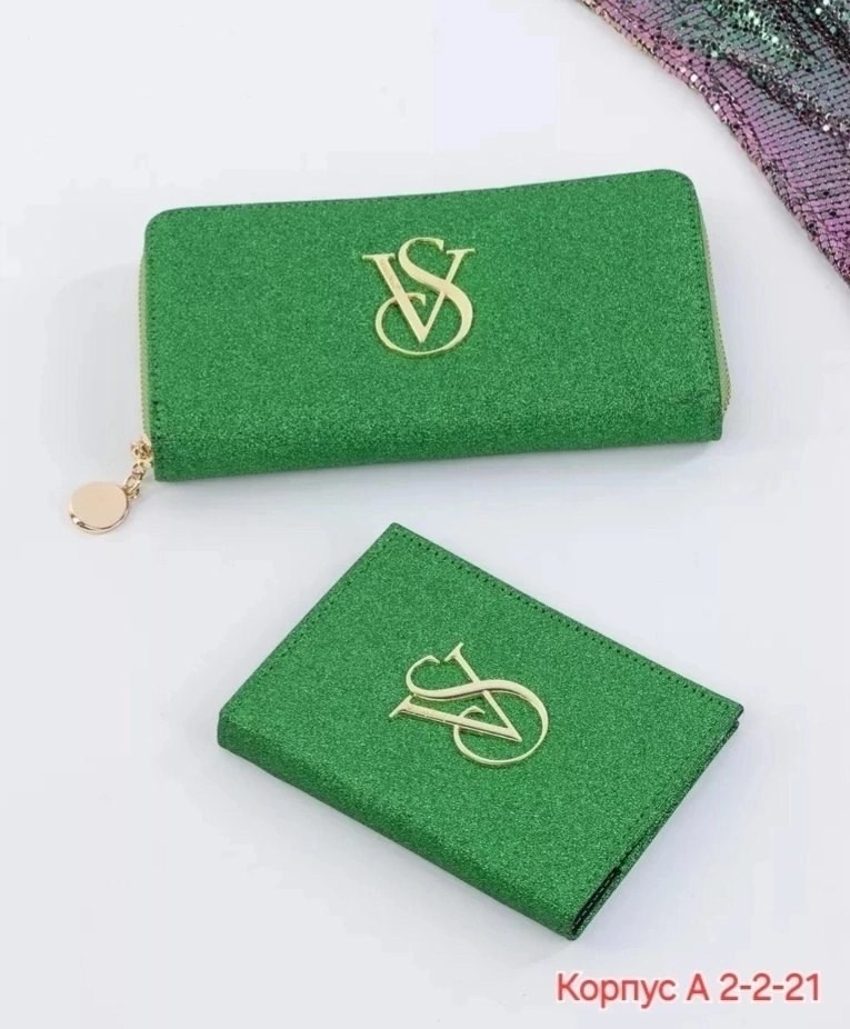 набор кошелек,обложка на паспорт виктория сикрет,женские кошельки,кошелек обложка,обложка на паспорт