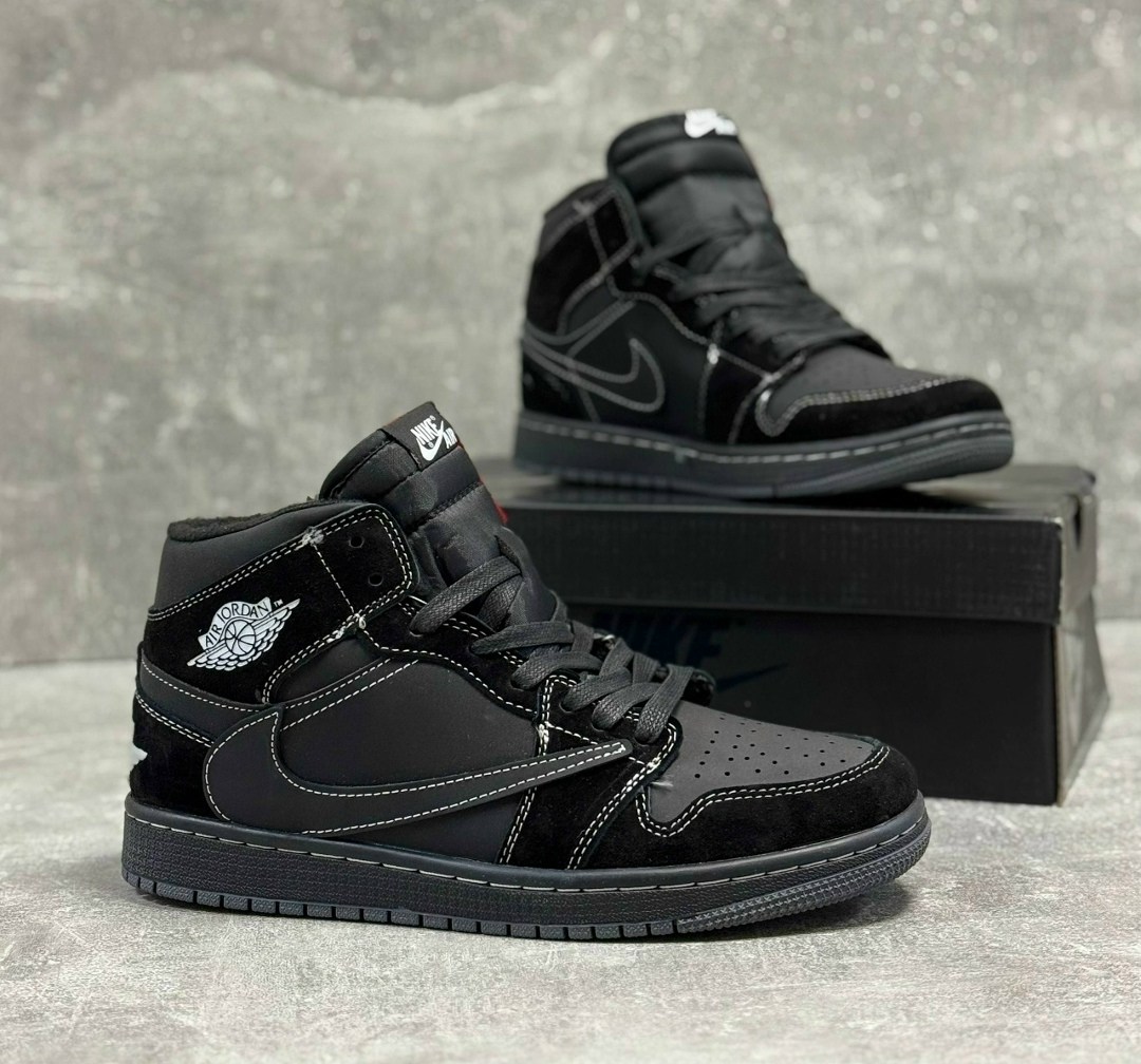 кроссовки nike travis scott x air jordan 1 high black phantom,кроссовки nike air jordan 1 high travis scott,кроссовки nike air jordan 1 retro high og зимние,кроссовки travis scott x air jordan 1 high