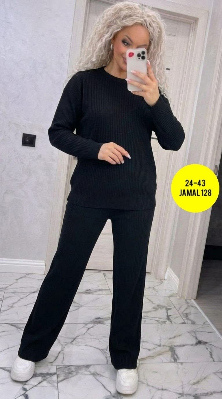 костюм женский,вязаный костюм с брюками палаццо,трикотажные костюмы,костюм двойка кашемир,вязаный брючный костюм