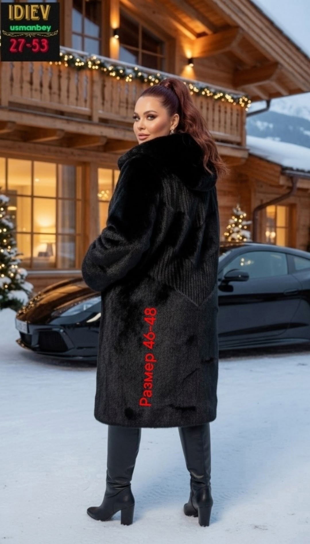 шуба (норка),норковая шуба,норковые шубы 2026,шуба прямая,шуба норковая графитовая с капюшоном hj imperia furs