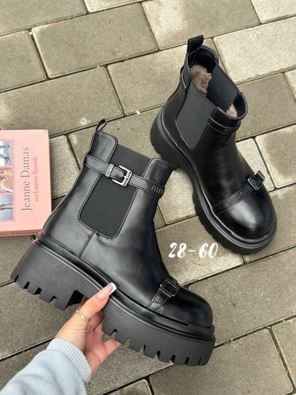 ботинки замшевые miu miu,,ботинки зимние miu miu,женские ботинки, женская