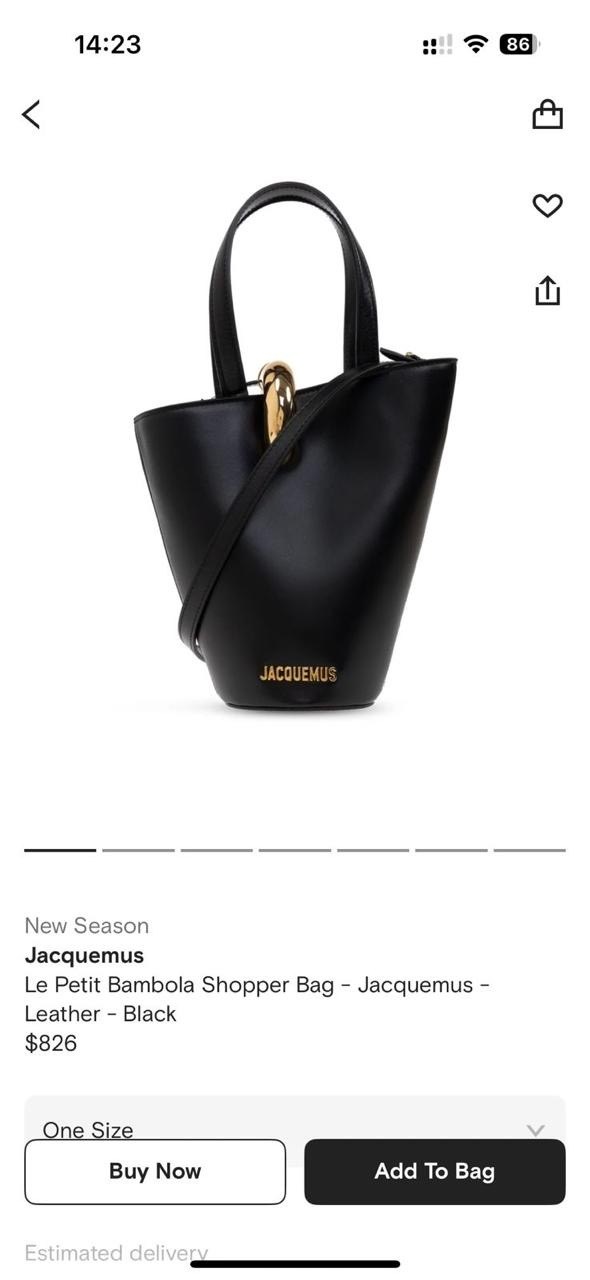 сумка-ведро из кожи le petit bambola jacquemus черный,кожаная сумка-тоут jacquemus le petit bambola черный,сумки jacquemus,сумка ведро,сумка le chiquito moyen jacquemus