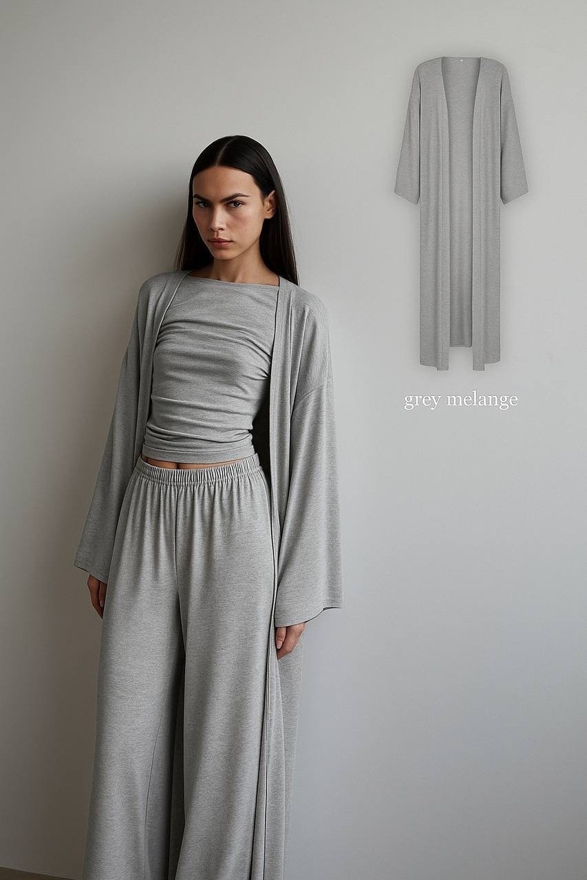 кардиган длинный,платье трикотажное двойка с кардиганом yrmoon,платье с кардиганом,удлиненный кардиган,кардиган