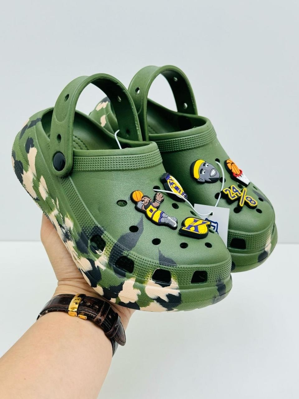 кроксы для мальчика,,коллаборация майнкрафт кроксы,крокс камуфляж,детские кроксы