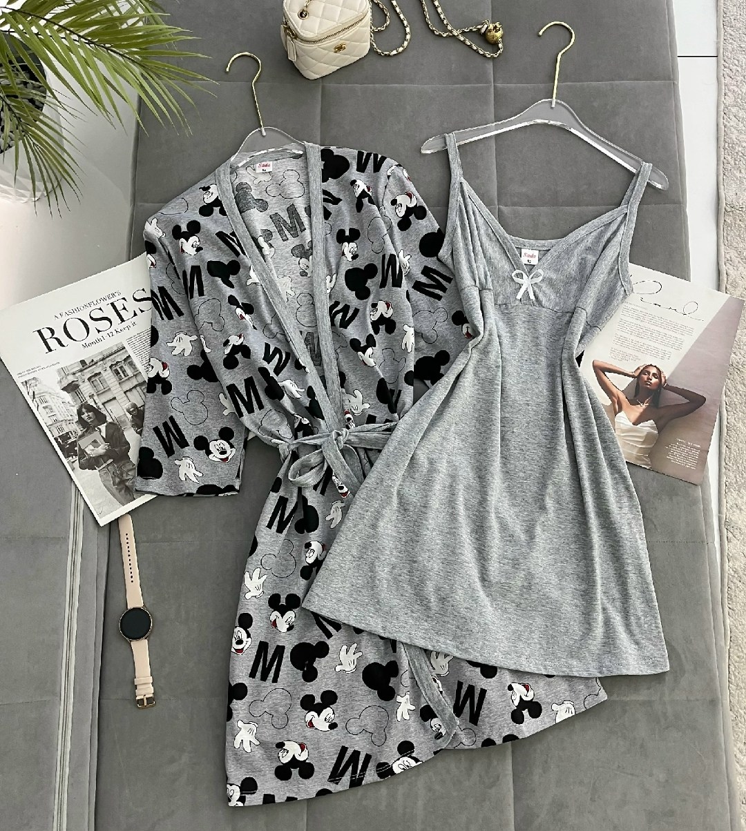 комплект халат сорочка,комплект ночная сорочка и халат,комплект халат,комплект (халат+сорочка) margo,пеньюар женский