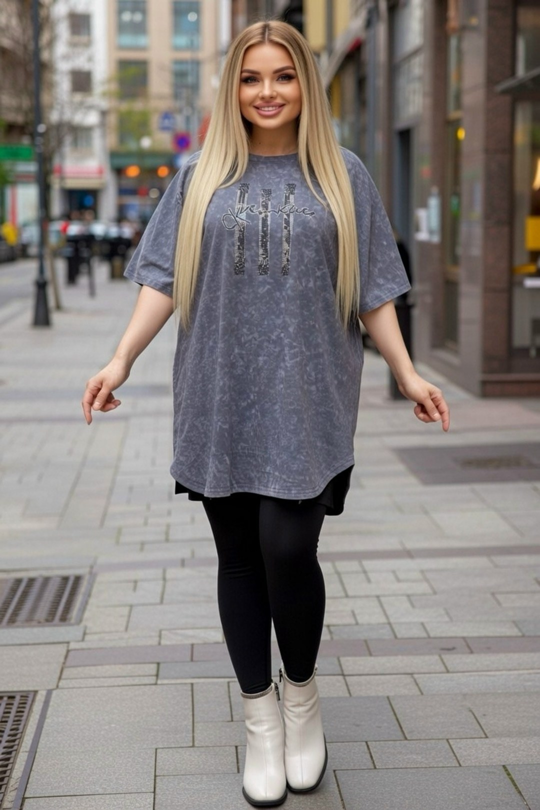 оверсайз футболка варенка со стразами emi style,футболка варенка cо стразами leila lo,футболки женская,туника женская,футболка варенка со стразами
