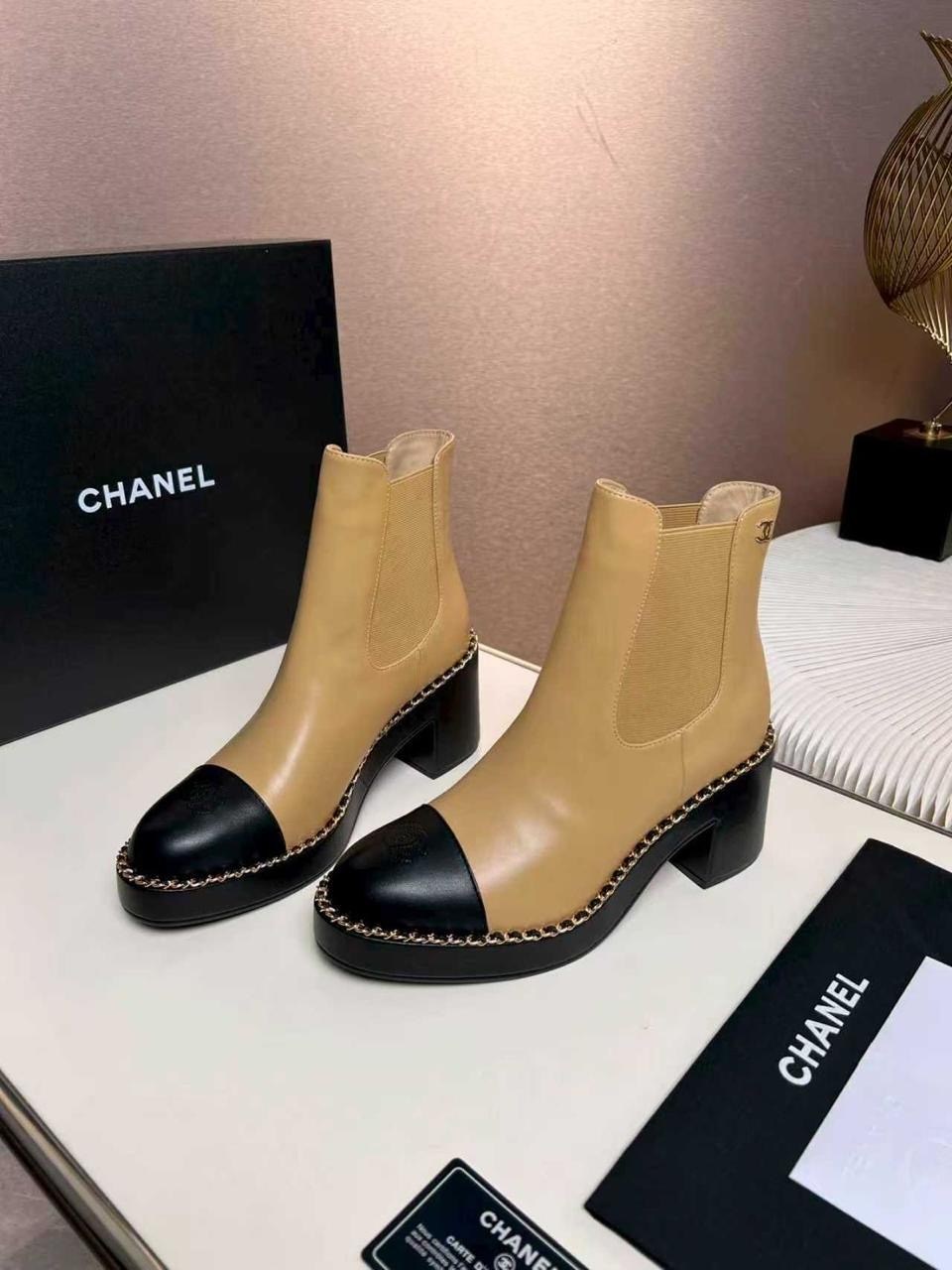 ботинки chanel женские премиум,ботильоны chanel,ботинки chanel,ботильоны женские chanel,ботинки челси шанель женские