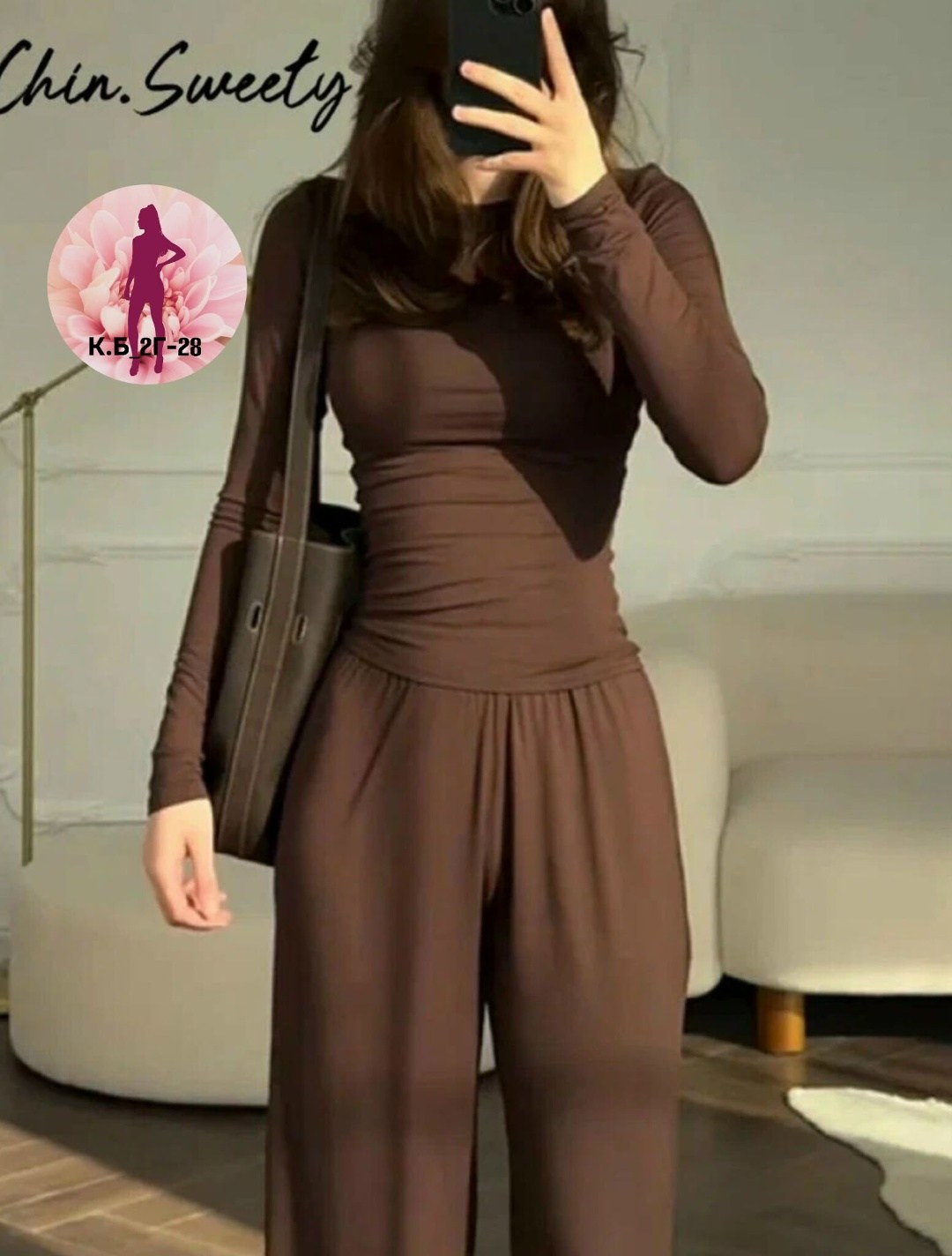 брючный костюм,стильный женский комбинезон с обтягивающим верхом и свободными брюками,элегантные комбинезоны,повседневный костюм с длинными брюками для женщин с круглым вырезом и короткими рукавами,ко