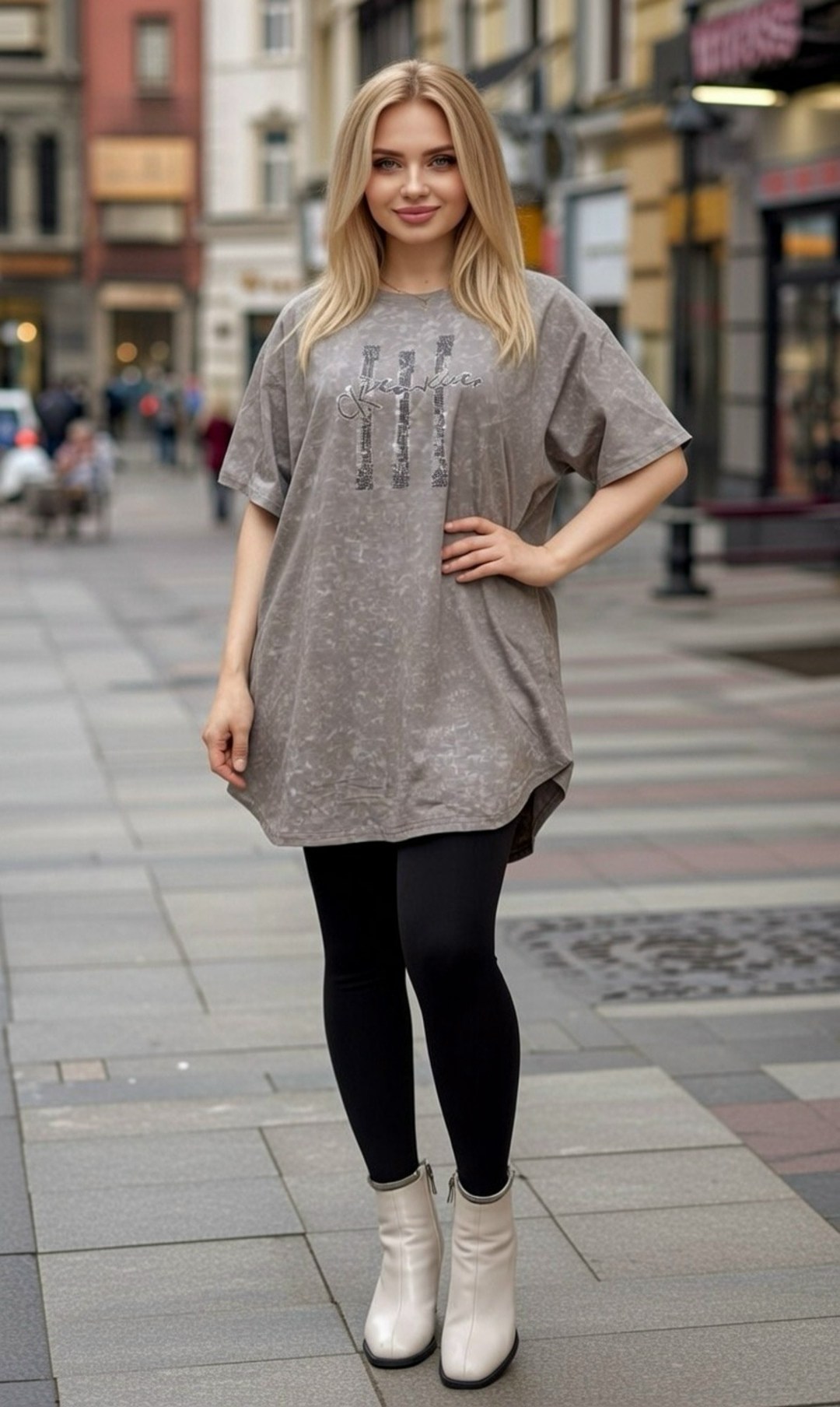 оверсайз футболка варенка со стразами emi style,футболка варенка cо стразами leila lo,футболки женская,туника женская,футболка варенка со стразами