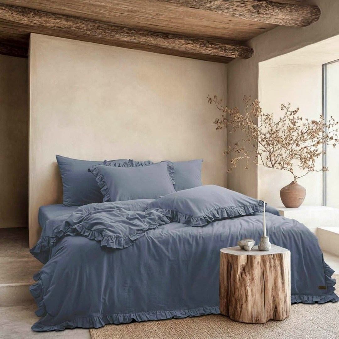 комплект постельного белья issimo home,постельное белье евро комплект,комплекты постельного белья,постельного белье евро,постельное белье frill хаки евро поплин home issimo