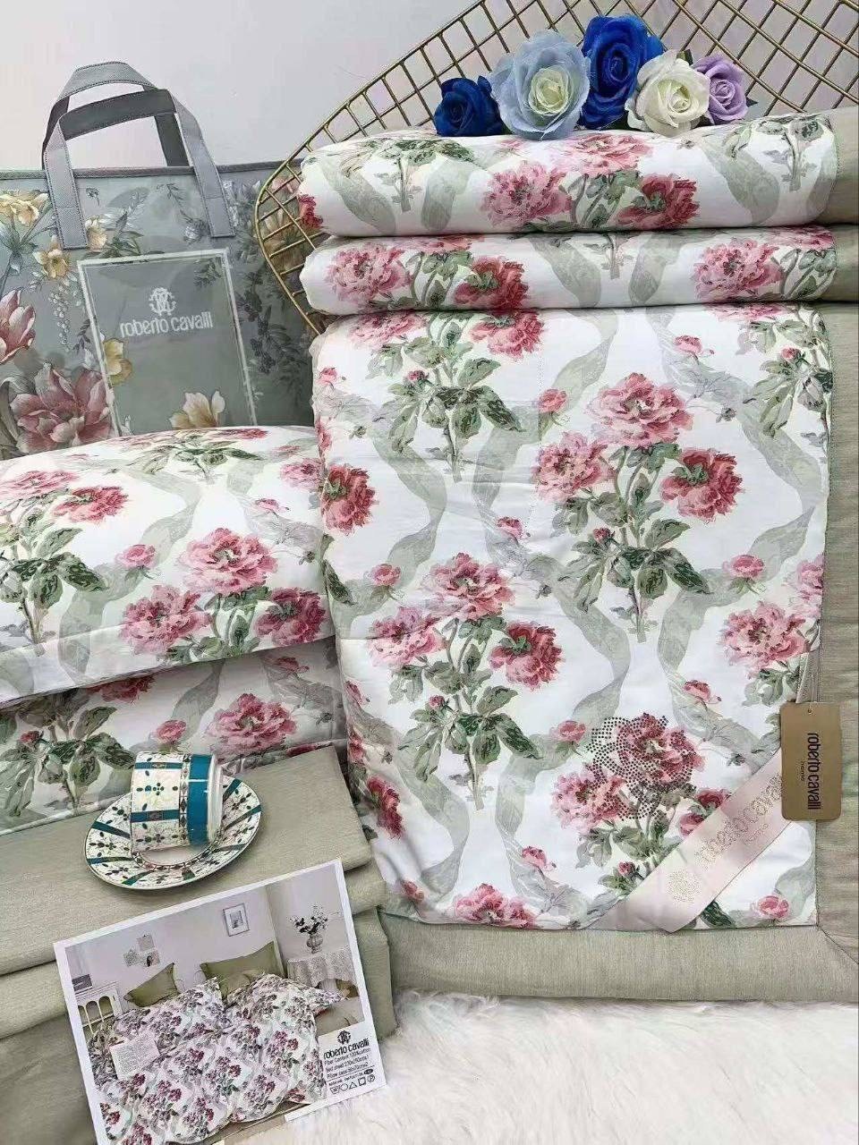 комплект постельного белья с одеялом roberto,комплект постельного белья roberto cavalli,комплект постельного белья с одеялом santfair,комплект постельного белья с одеялом,комплект постельного белья с