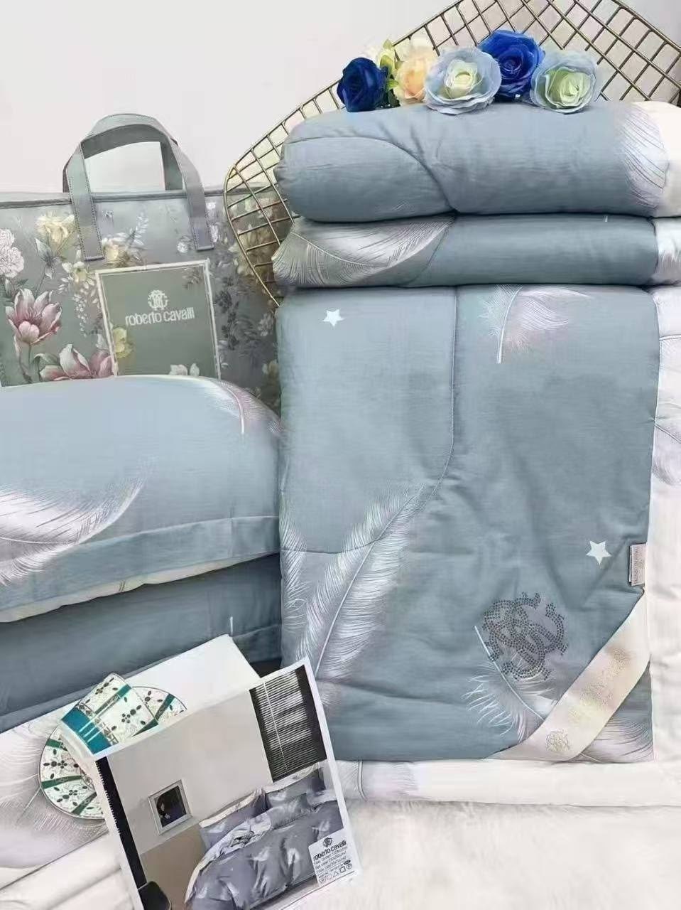 комплект постельного белья с одеялом santfair,комплект постельного белья с готовыми одеялами,постельное бельё с одеялом roberto cavalli,комплекты постельного белья roberto cavalli,комплект постельного