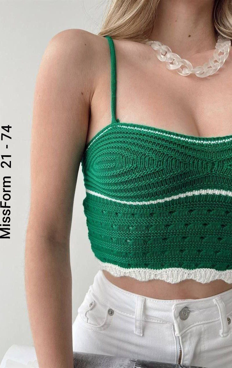 топы модные,вязаные топы,топ женский,топ женский кроп топ