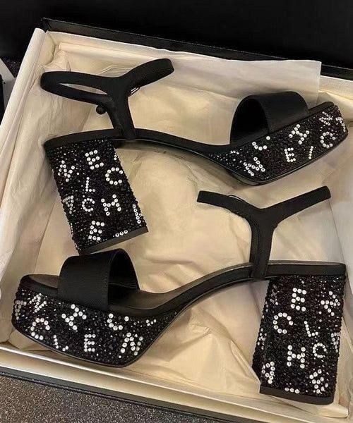 босоножки гуччи женские,босоножки chanel,модные сандалии,босоножки шанель,каблуки на платформе