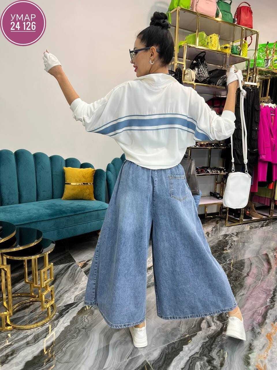джинсы широкие,джинсы женские широкие,джинсовые широкие брюки,брюки galcaur женские джинсовые с широкими штанинами,джинсовая одежда