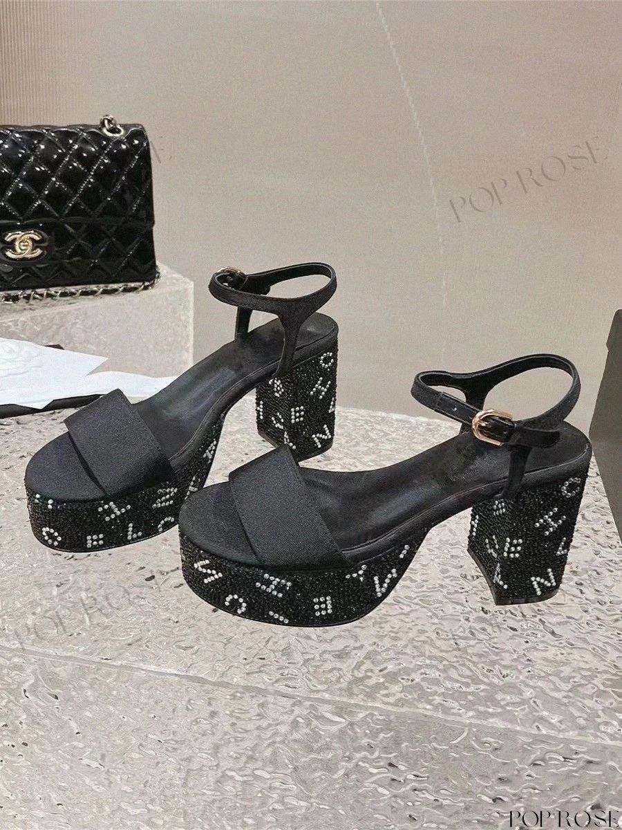 босоножки гуччи женские,босоножки chanel,модные сандалии,босоножки шанель,каблуки на платформе