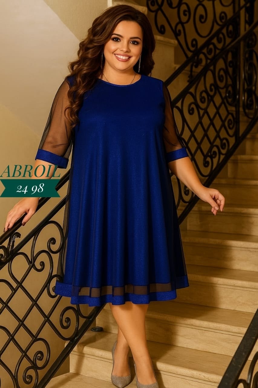 платье больших размеров,платье большие размеры,нарядное платье,платье женское,платье синее